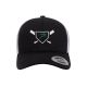 Retro Trucker Cap - Black/White